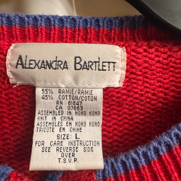 Alexandra Bartlett Multicolor Holiday Cardigan - Picture 7 of 8